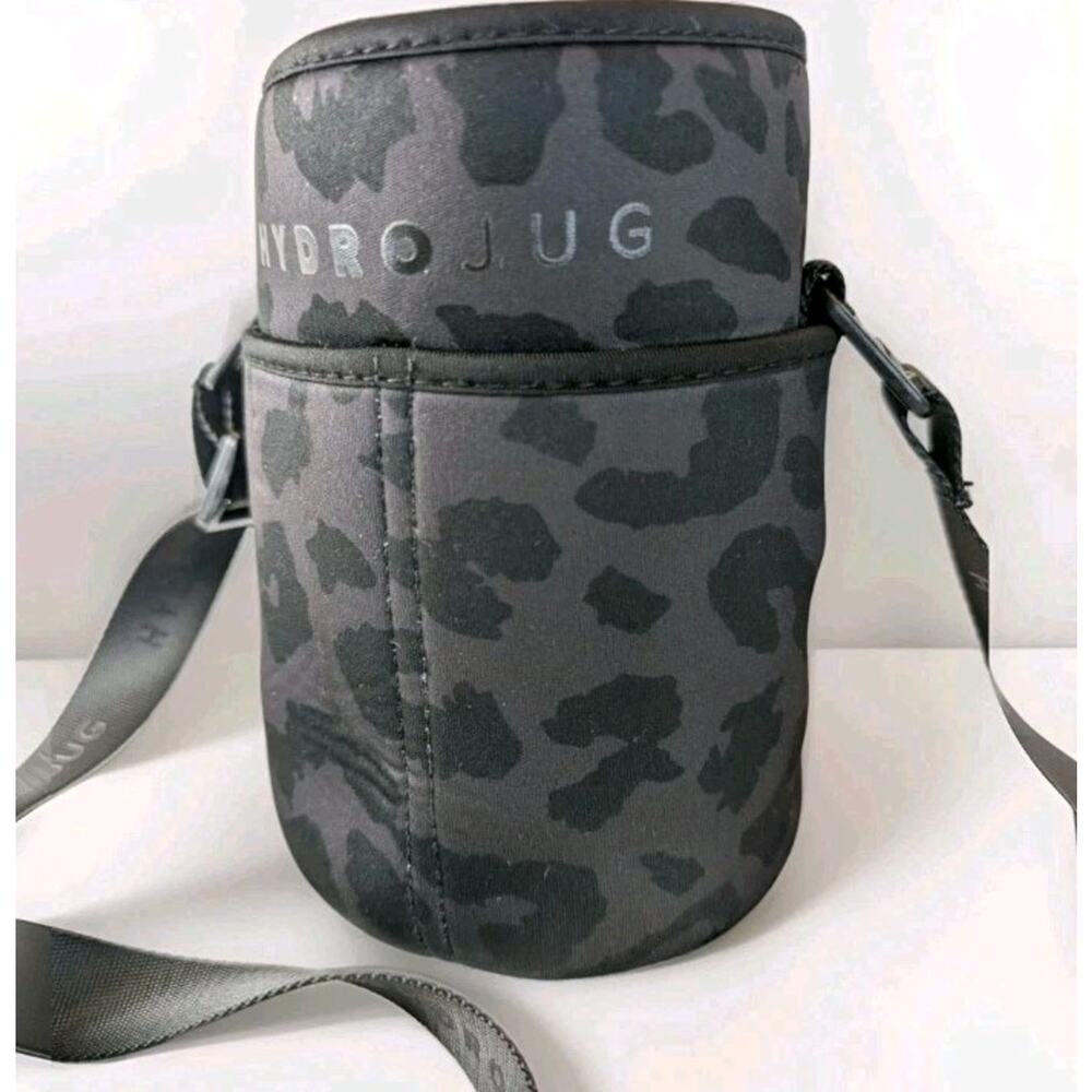 HydroJug Quilted Silver Camo Traveler Cover w/ Strap Insulated Bottle Carrier